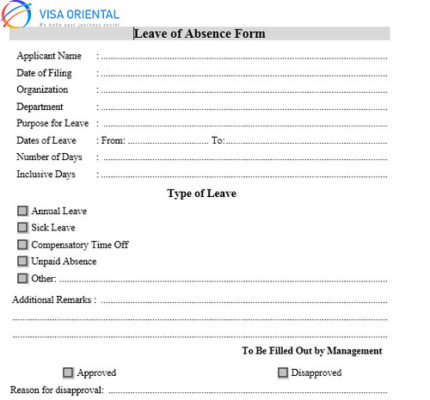 Hướng Dẫn Viết Đơn Xin Nghỉ Phép Đi Du Lịch Bằng Tiếng Anh Chuẩn Nhất